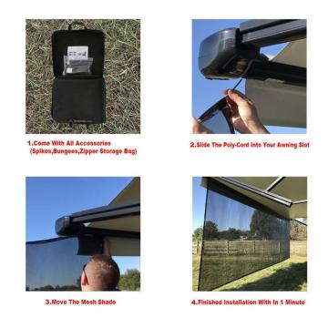 Sunshade Camper Trailer Awning Shade Blocker Completed Kits