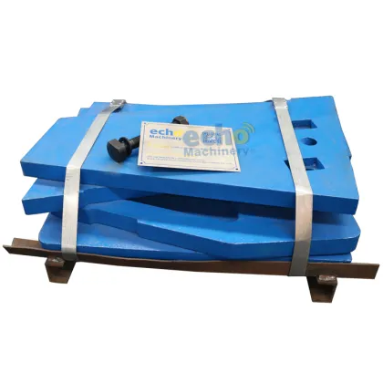 Komatsu BR380 Jaw Crusher Wear Parts - Side Plate with Bolts (Original)