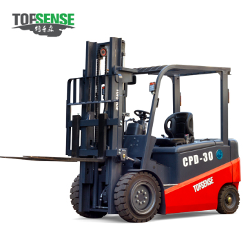 China Factory 3 Ton Electric Forklift with Lithium Battery and Hydraulic Fork for Sale