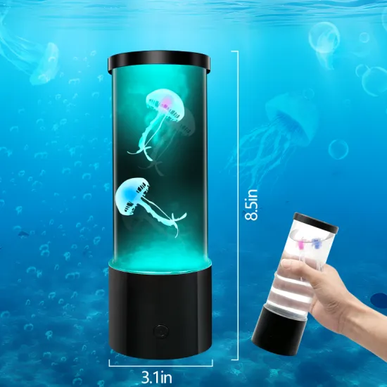 Factory Price Night Light: Moving Fish Lamp Aquarium Jellyfish Lamps for Kids
