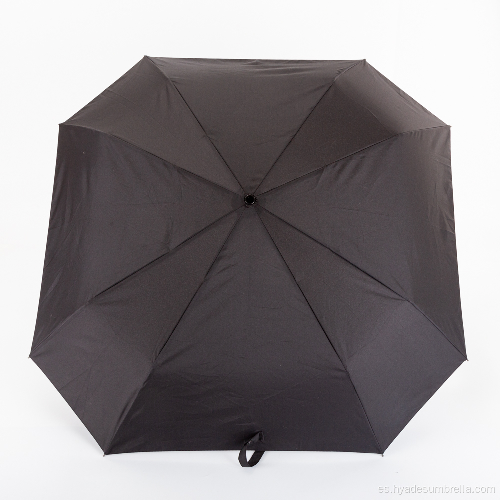 Paraguas Plegable Automático Hombre Negro Grande