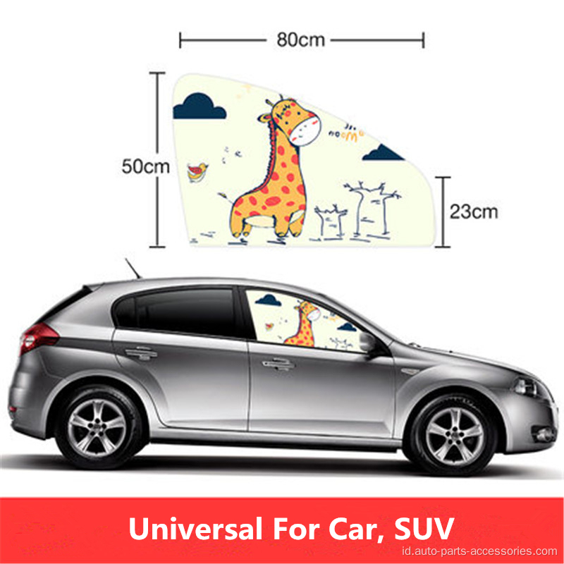 Clear Cute Cute Magnetic Nylon Mesh Mobil Sunshade