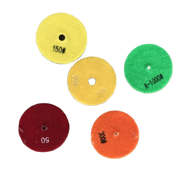 4 Inch & 5 Inch Resin Polishing Discs - 10PCS Wet Flexible Polishing Pads for Stone Abrasive Polishing Tools