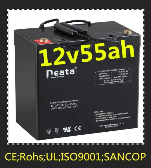 Neata battery Factory price UPS/inverter battery 12v 55h solar battery sealed lead acid battery