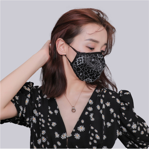 Элегантная дизайнерская маска для рта с кружевом