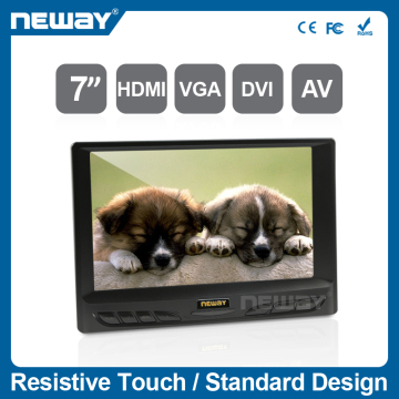 Cheap 7 inch Fashion VGA AV Input Widescreen LCD Monitor