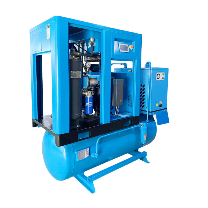 22KW integrated Rotary Screw Air Compressor with inverter