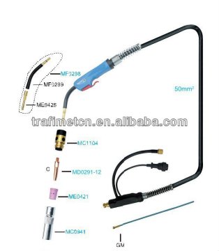 Mig Welding Torch -CINA350 TORCH 3M EURO CONNECTOR
