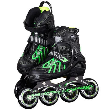 4 Wheel Roller Skates Molded Shell Support Aggressive