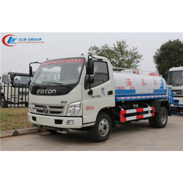 العلامة التجارية الجديدة FOTON Aulin 6000litres رش مياه الطريق