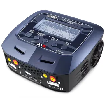 SKYRC D100 V2C Model Aircraft Lithium Battery Balance Charger Multifunctional Chinese Voice Dual Balance Charger
