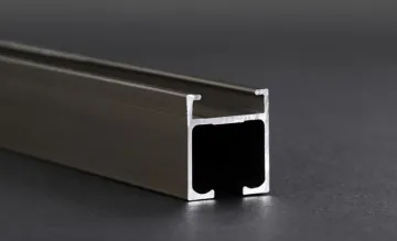 Electrophoresis Champagne Curtain Track Aluminum Profile