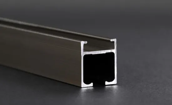 Electrophoresis Champagne Curtain Track Aluminum Profile