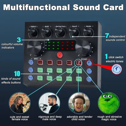 Hot Sell Focusrite K10 7.1 Scarlet External Sound Card