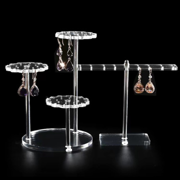 Custom plexiglass earring display stand