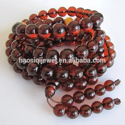 Hot sale yellow amber rosary jewelry loose baltic amber beads