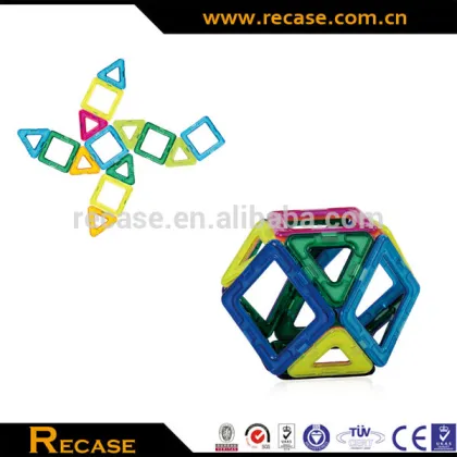 Environmental magnetic building tile block magnetic toys