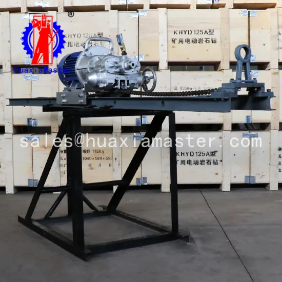 HOT Sale KHYD125 Electric Motor Rock Drilling Rig Portable Small rock drilling rig for sale Rock core drilling machine
