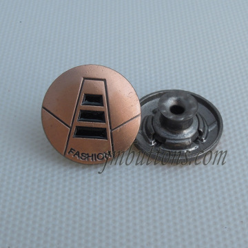 fashion jeans metal button for garment accessory