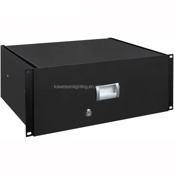 Strengthened Sliding Drawer Box Cabinet Hardware: 4U Iron Drawer with Slam Latch and Key Lock