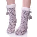 Sherpa invernale accogliente calze fluttuanti anti-slip calde