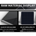 Double glass 430W 570W all black solar panel