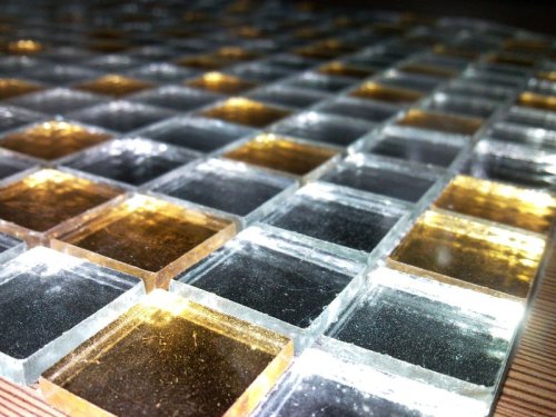Crystal/Silver/ Gold Decorative glass mosaic
