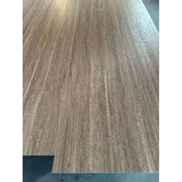 Travertine คลิก SPC แผงผนังห้องน้ำติดตั้งง่ายตกแต่งพื้นที่อาบน้ำกันเพรียง