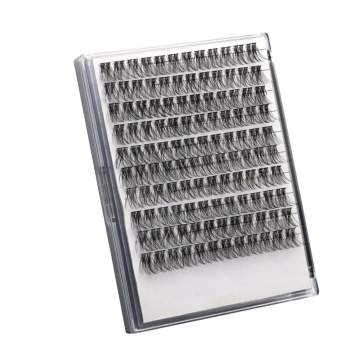 Wispy Light Natural Long Cluster Lashes: No Burden, Soft & Comfortable DIY Lashes