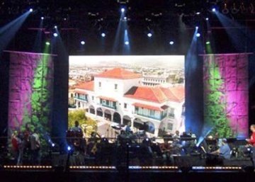 Electronic Full Color P7.62 Smd 3 In 1 3528 1r1g1b Indoor Led Stage Backdrop Screen