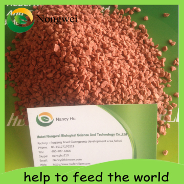 Red granular fertilizer kcl