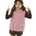 Fashion Children's Vest for Girls Warm Vests & Waistcoats Kids Sleeveless Jacket Outwear Baby Autumn Winter Clothes for Girls