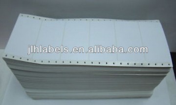 4x1.9375 Fanfold Pinfeed Shipping Labels