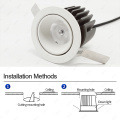 28W einstellbarer Winkel Aluminium Cob LED Downlight Housing