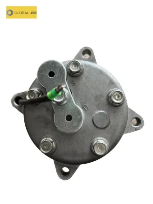 Compressor scroll type rear outlet