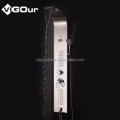 BS-6977 Stainless Steel European Panel Shower Tower with Two Patents - 2020