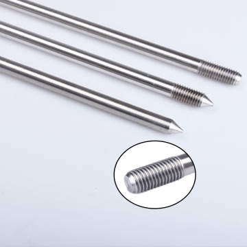Spesifikasi Kustom Stainless Steel Batang Pentan Berulir untuk Sistem Perlindungan Petir