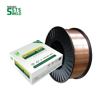Buon prezzo filo di saldatura rivestito di rame: ER70S-6 in bottoni da 0,8 mm e 1,2 mm per saldatura MIG e MAG