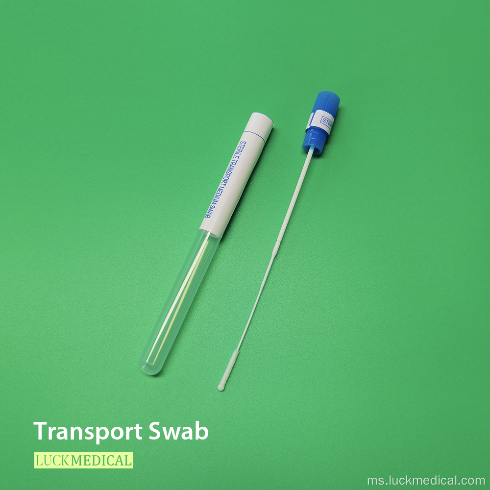 Swab pengangkutan bakteria plastik