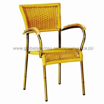 Bistro furniture with bamboo-like appearance