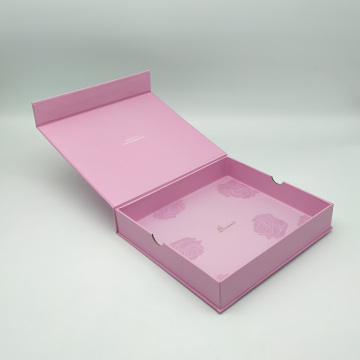 Pink Magnetic Present Box Makeup Packaging för kvinnor