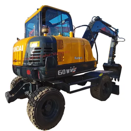 Nimble Convenient Hyundai R60W-9 60W 6 Ton Used Excavator