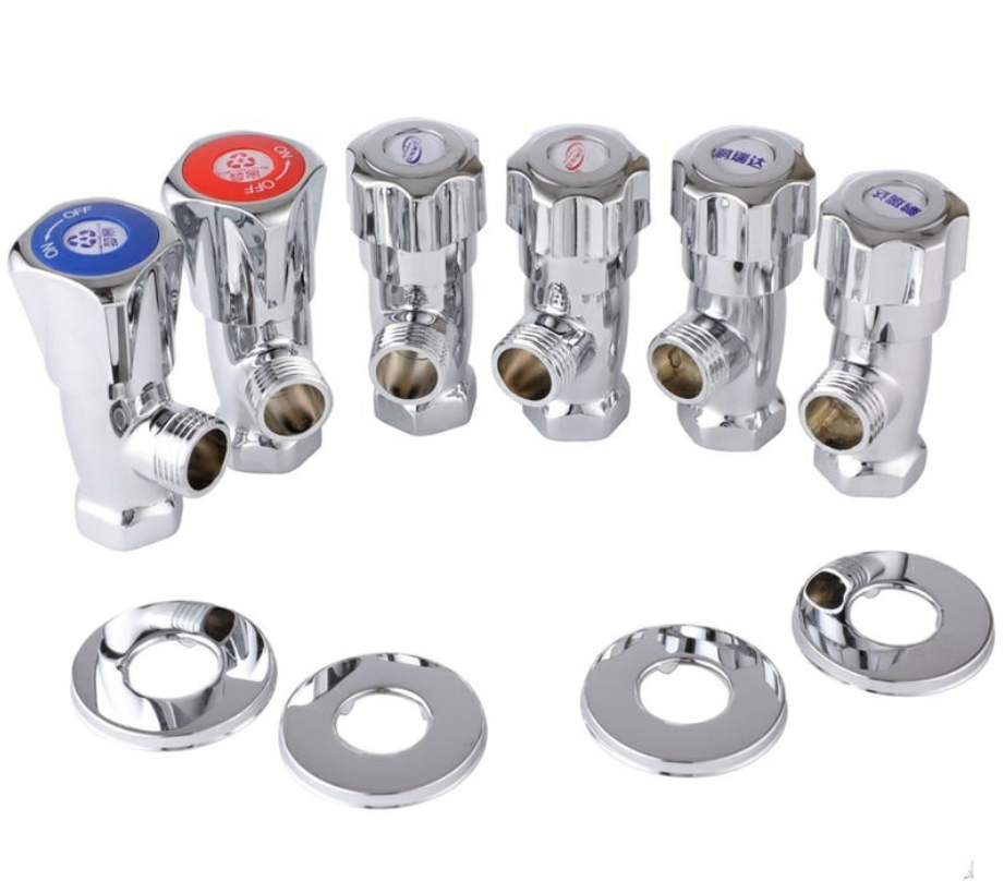 욕실 액세서리 용 황동 남성 및 여성 나사 각도 밸브