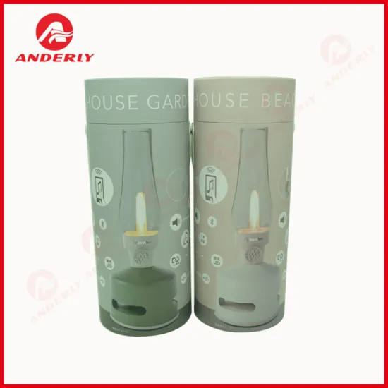 Light Bulb Paper Packaging Tube Customized Round Box