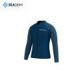 Seaskin 2.5mm Surfing Jacket Lelaki Dada Jaket Dada Depan