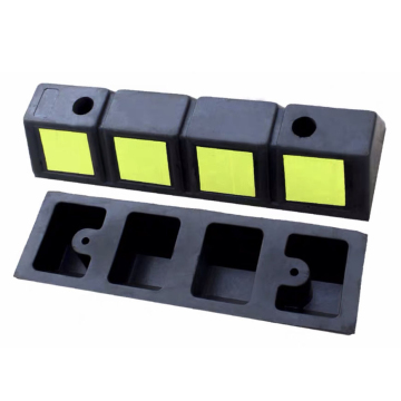 Safety Rubber Wheel Locator: Car Parking Wheel Stopper
