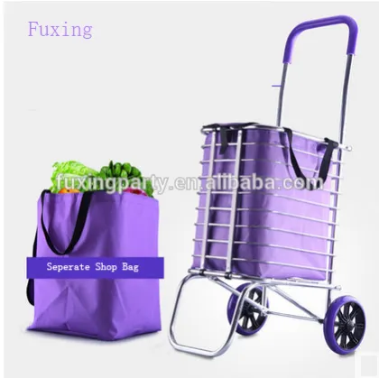 Fuxing Folding aluminium shopping trolley