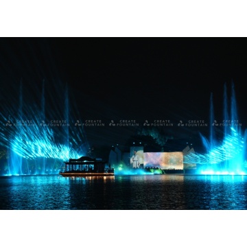 น้ำพุลอยน้ำสำหรับทะเลสาบ