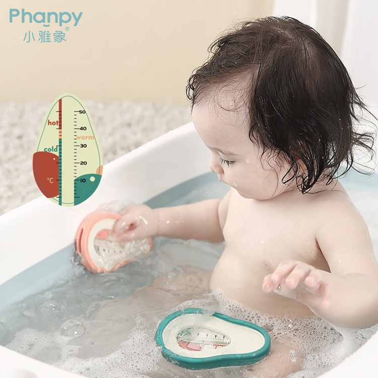 ABS Safety Avocado Baby Bath Tub Thermometer