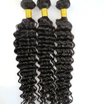 Virgin Peruvian Human Hair Weaves 8-40 Inch Curly Deep Wave Bundles